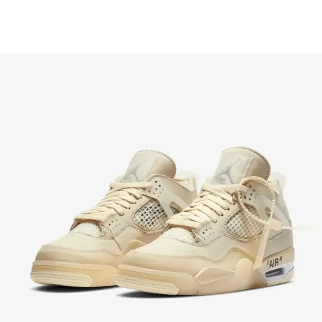 Air Jordan 4 Retro x Off-White (Sail)