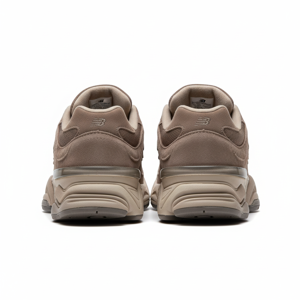 New Balance 9060 Taupe - Back view
