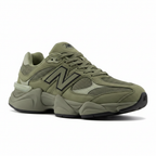 New Balance 9060 Dark Olivine - 3/4 angle view