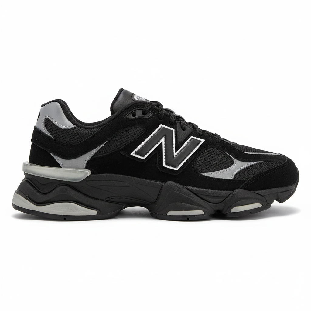 New Balance 9060 Black Gray - lateral view