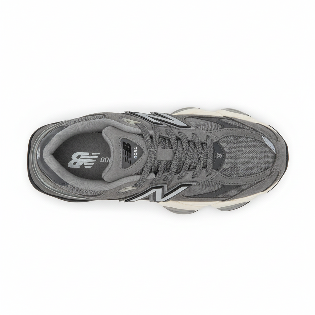 New Balance 9060 Dark Grey - Top view