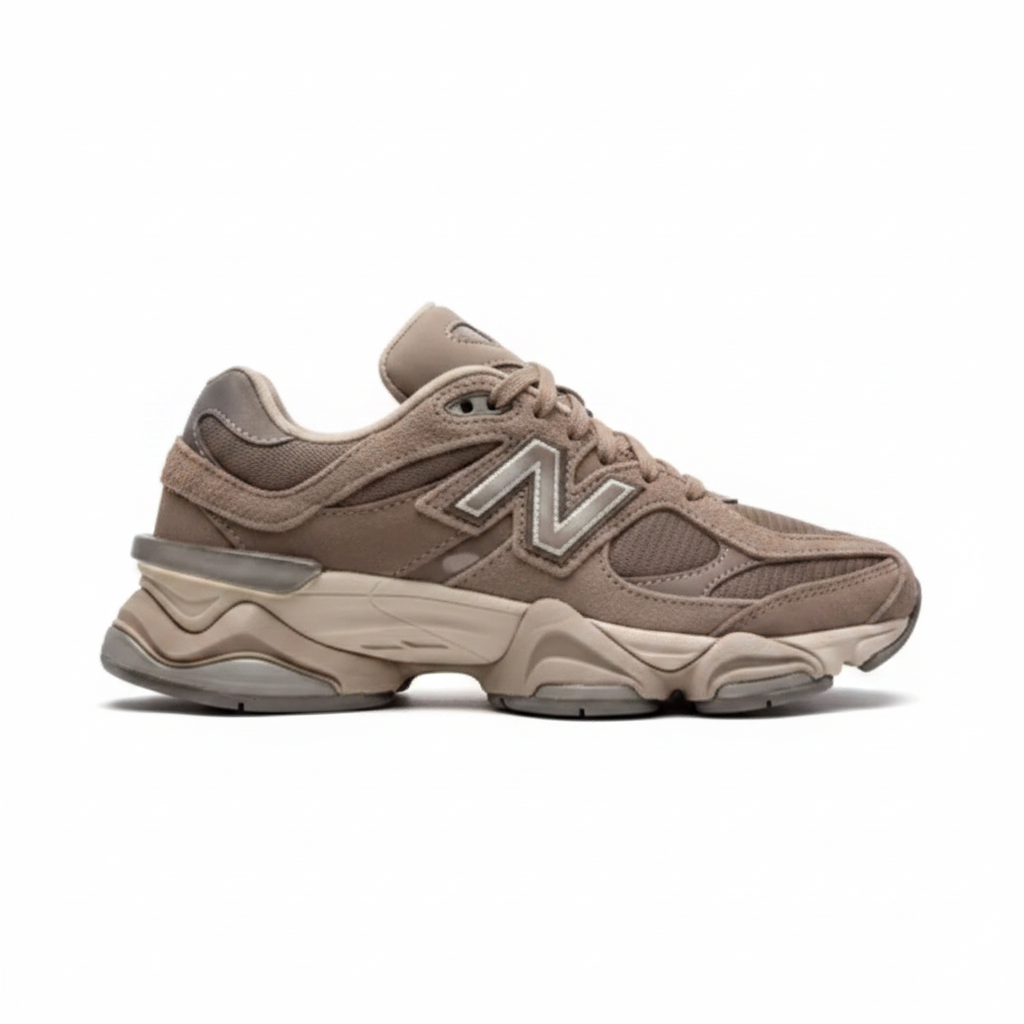 New Balance 9060 Mushroom Timberwolf - side profile