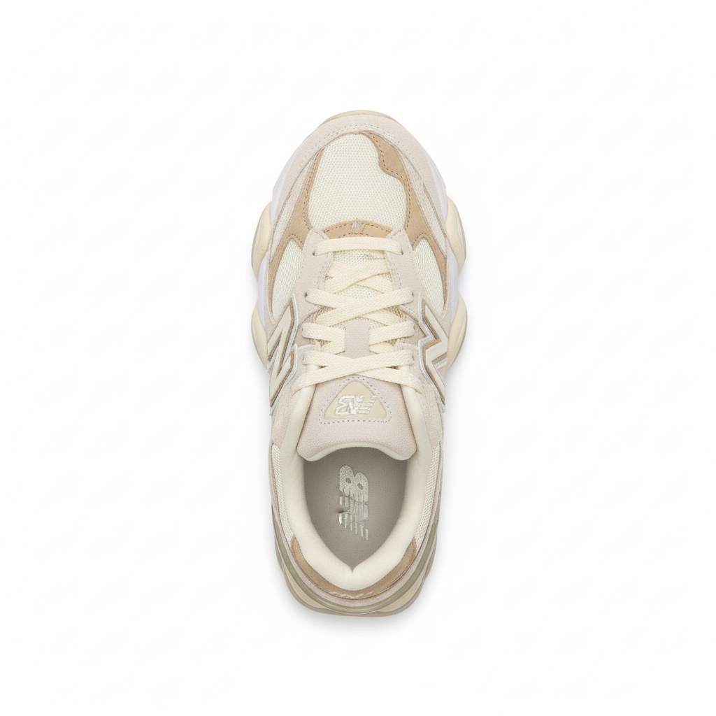 New Balance 9060 Cream - Top view