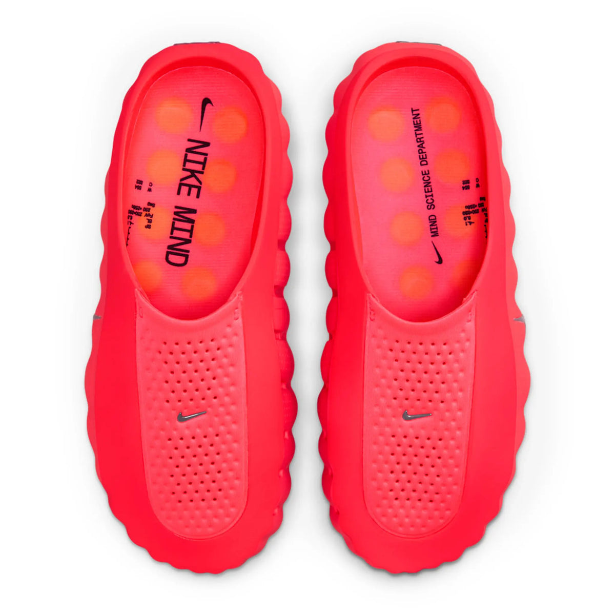 Nike Mind 001 Solar Red - top view pair